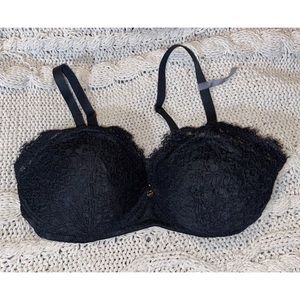 Aerie NWT 34 DD Lace Black Bra Bralette